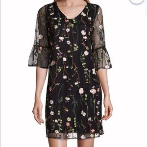 Worthington Embroidered Floral Dress NWT Size 2
